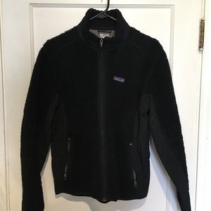Patagonia Windbreaker Fleece, black, size L
